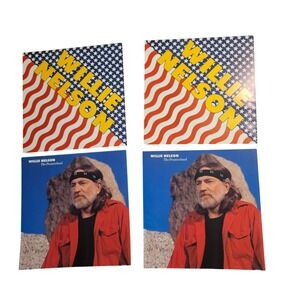 Willie Nelson The Promiseland Vintage 1986 Promo Flat Album Posters 12x12‎ CBS